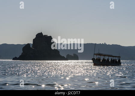 L'Egypte, Mer Rouge, Government, Philae Le temple de Philae, dédié à la déesse Hathor, est situé sur une île du Nil, Site du patrimoine mondial de l'UNESCO Banque D'Images