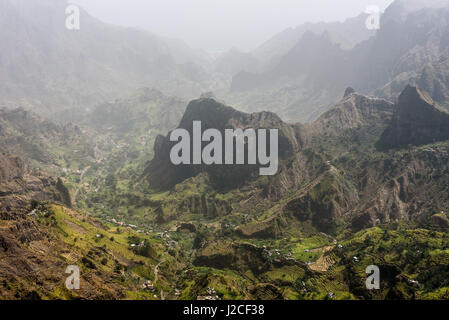 Cap Vert, Santo Antao, Caibros de Ribeira de Jorge, l'île de Santo Antao est la péninsule du Cap Vert Banque D'Images