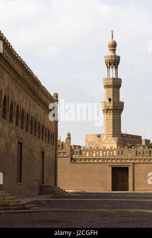 Egypte, Caire, gouvernorat du Caire, la Mosquée Ibn-Tulun (9e siècle) Banque D'Images