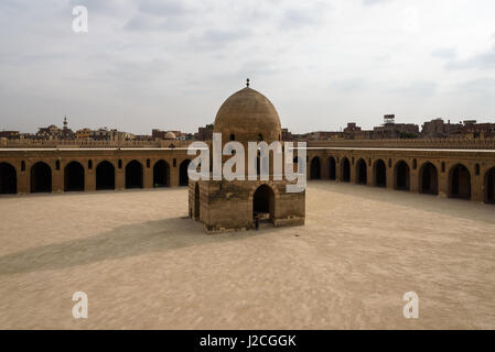 Egypte, Caire, gouvernorat du Caire, la Mosquée Ibn-Tulun (9e siècle) Banque D'Images