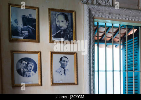 Vietnam, sa déc. de l'ancienne maison de Huynh Thuy Le. Amoureux de l'écrivain chinois French-Vietnamese Marguerite Duras et immortalisée dans son livre, l'Amant, photographie de Huynh Thuy Le Banque D'Images