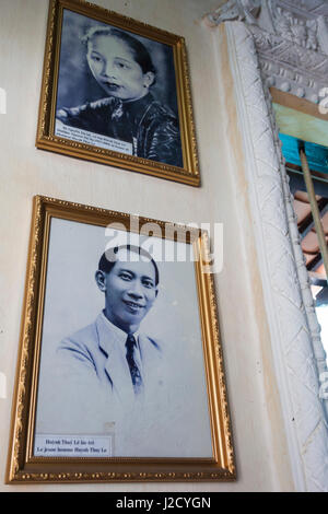 Vietnam, sa déc. de l'ancienne maison de Huynh Thuy Le. Amoureux de l'écrivain chinois French-Vietnamese Marguerite Duras et immortalisée dans son livre, l'Amant, photographie de Huynh Thuy Le Banque D'Images