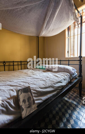 Vietnam, sa déc. de l'ancienne maison de Huynh Thuy Le. Amoureux de l'écrivain chinois French-Vietnamese Marguerite Duras et immortalisée dans son livre, l'Amant, d'une chambre Banque D'Images