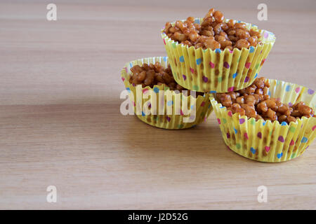 Chocolat de pâques gâteaux croustillants Banque D'Images