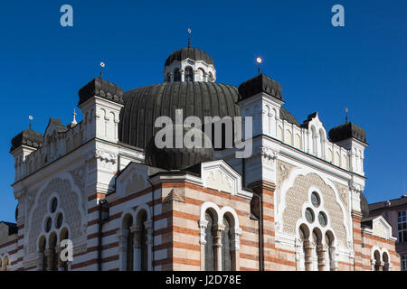 Bulgarie, Sofia, Sofia synagogue, construite 1909, deuxième plus grande synagogue sépharade Banque D'Images