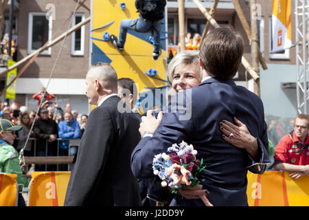 27 avril 2017 - Tilburg, Noord-Brabant, Pays-Bas - Tilburg, Pays-Bas. Kingsday 2017 en Hollande . La famille royale célèbre le 50e anniversaire du roi Willem-Alexander aujourd'hui à Tilburg. Portrait de la Princesse Laurentien. Sont présents : Le Roi Willem-Alexander, Reine MÃ xima, et leurs trois filles Amalia, Alexia et Ariane. Il y a aussi Prince Constantijn, Prince Laurentien, le Prince Maurits, Princess Marilene, Bernard Prince, Princesse Annette, Île-Pieter-Kristiaan, la Princesse Anita, Prince Floris et la Princesse Aimée. Credit : Paulien van de Loo/ZUMA/Alamy Fil Live News Banque D'Images