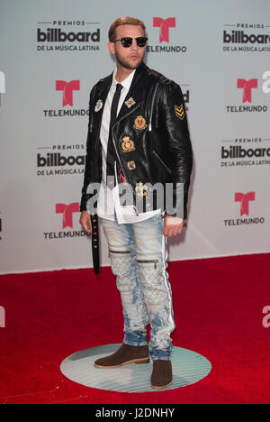 Coral Gables, en Floride, aux Etats-Unis. Apr 27, 2017. Le Messie au Billboard Latin Music Awards à Watsco Centre à Coral Gables, en Floride le 15 avril 2017. Crédit : Aaron Gilbert Punch/media/Alamy Live News Banque D'Images