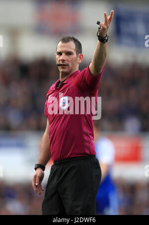 Match arbitre Tim Robinson Banque D'Images