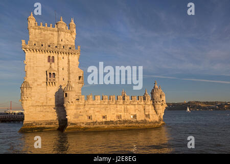 Tour De Belem, Torre De Belem, Lisbonne, Portugal Banque D'Images