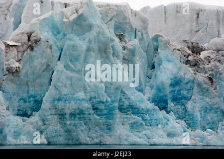 La Norvège. Svalbard. Le Spitzberg. Hornsund. Brepollen. Bord d'un glacier. Banque D'Images