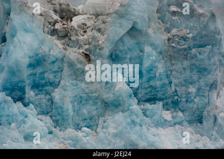 La Norvège. Svalbard. Le Spitzberg. Hornsund. Brepollen. Bord d'un glacier. Banque D'Images