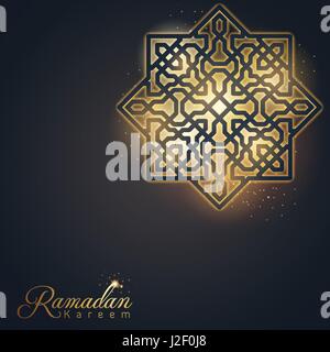 Vecteur conception islamique ramadan Greeting card bannière Illustration de Vecteur