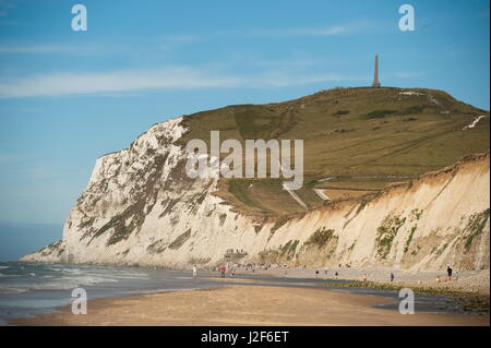 Les images de l'atmosphère des falaises du Cap Blanc nez (France) Banque D'Images