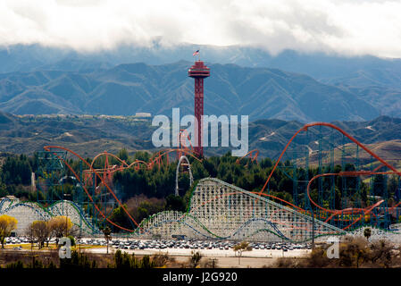 tats unis Californie Santa Clarita. Six Flags Magic Mountain