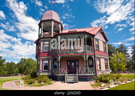 USA, Arizona, McCarty Entreprises Bâtiment de style Queen Anne victorienne pour ses bureaux Front Elevation Banque D'Images