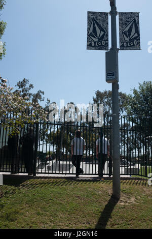 Skatepark à Costa Mesa, Californie Banque D'Images