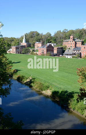 La galène, ville minière historique dans le nord-ouest de l'Illinois, bâtiments du xixe siècle, populaire destination de voyage de la galène River Banque D'Images