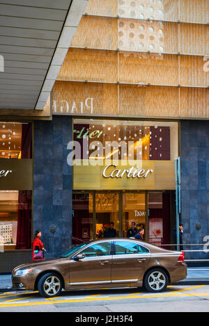 Boutique Cartier, Hong Kong Banque D'Images