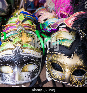 Les masques vénitiens. Masques à Venise, Italie Banque D'Images