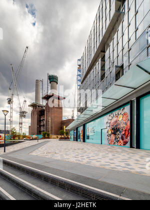 Réaménagement de Battersea Power Station et les environs en bureaux/résidentiel, Londres, Royaume-Uni. Banque D'Images