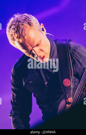 Le supergroupe de rock expérimental anglo-américain avec Thom Yorke, Nigel Godrich, Joey Waronker, Mauro Refosco et dans l'atome pour la paix vivre à Ippodromo del Galoppo. (Photo par : Mairo Cinquetti/Pacific Press) Banque D'Images