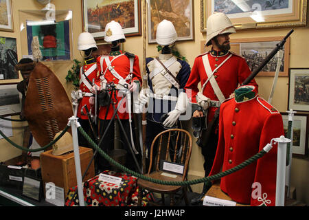 La guerre Musée régimentaire Brecon Banque D'Images