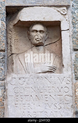 L'Italie, Lombardie, Milan, Via Alessandro Manzoni Rue, Archi di Porta Nuova, portes de l'enceinte médiévale autour de Milan Banque D'Images