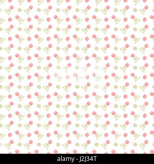 Vector pattern. transparente Répéter la texture de fleurs floral. Motif peut être utilisé comme arrière-plan, tissu imprimé, structure de surface, papier d'emballage, web Illustration de Vecteur