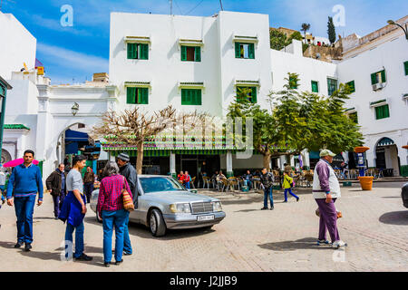 Carré de la ville sainte de Moulay Idriss. Meknès, Maroc, Afrique du Nord Banque D'Images