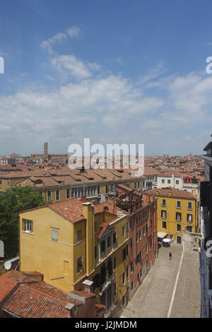 Venezia, Ausblik vom Turm der Musikakademie - Venise, vue de la tour de l'Académie de Musique Banque D'Images