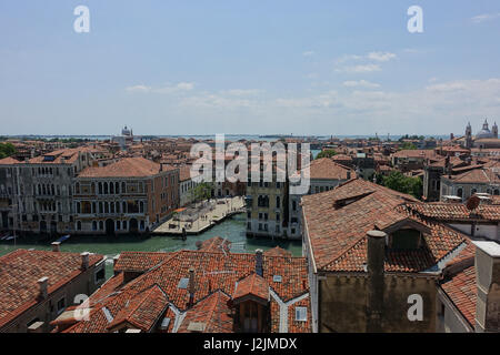 Venezia, Ausblik vom Turm der Musikakademie - Venise, vue de la tour de l'Académie de Musique Banque D'Images