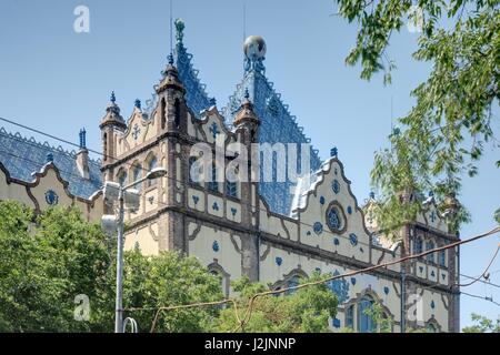 Budapest, Geologisches Institut, Ödön Lechner 1899 Banque D'Images