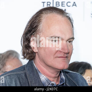 New York, USA. Apr 28, 2017. Quentin Tarantino assiste à la 25e anniversaire de dépistage rétrospectif réservoir Dogs en 2017 Tribeca Film Festival at Beacon Theatre, Manhattan Crédit : Sam Aronov/Alamy Live News Banque D'Images