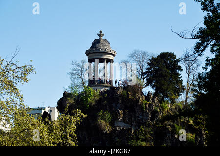 Parc des Buttes Chaumont, Paris 19ème, France Banque D'Images