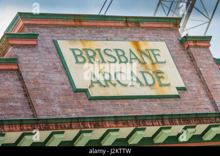 Arcade de Brisbane à Brisbane CBD, Queensland, Australie Banque D'Images