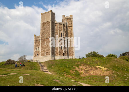 Orford Castle est un château dans le village d'Orford, Suffolk, Angleterre Banque D'Images