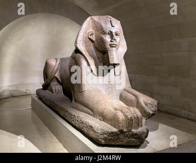 Le grand sphinx de Tanis. Ce sphinx a été trouvée dans le Temple d'Amon à Tanis et date probablement de autour de 2600 avant J.-C.. Banque D'Images