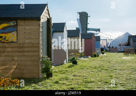 Laverstoke Park Farm, Overton, Basingstoke, Hampshire, Royaume-Uni. 26 août 2016. Club de remise à Radio 2 breakfast show DJ, Chris Evans Location Fest 2016 - Location du Sud, de l'alimentation, de la famille et de la musique pour enfants de la BBC dans le besoin. © Vous Bailey / Alamy Banque D'Images