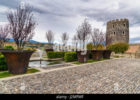 Rabati Château complexe dans Akhaltsikhe, Géorgie Banque D'Images