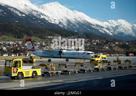 L'aéroport d'Innsbruck Banque D'Images