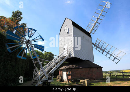 Vue d'été de le moulin de Cromer, Hertfordshire, Angleterre Banque D'Images