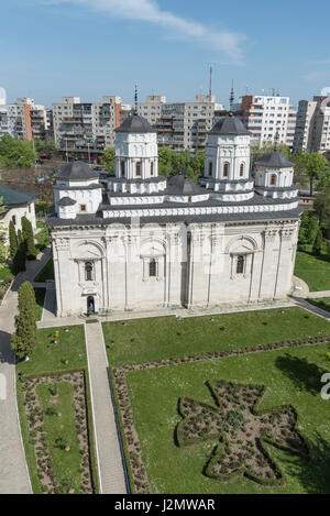 Golia Eglise de Iasi, Roumanie - belle église construite en style moldave. Banque D'Images