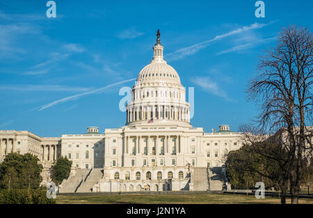 Le United States Capitol (aka, Capitol Building, Capitol Hill) accueil du Congrès des États-Unis, et le siège du pouvoir législatif des États-Unis. Banque D'Images