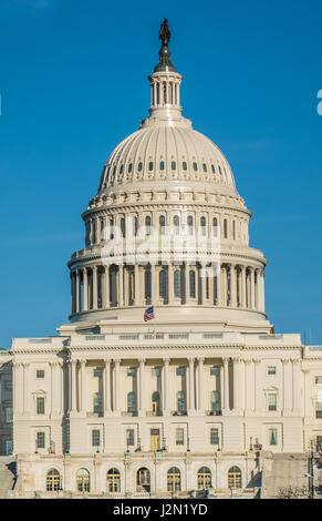 Le United States Capitol (aka, Capitol Building, Capitol Hill) accueil du Congrès des États-Unis, et le siège du pouvoir législatif des États-Unis. Banque D'Images