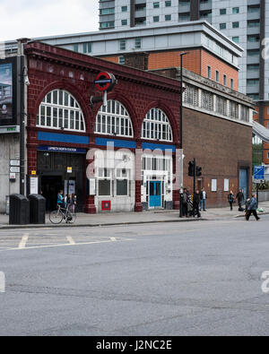 La station de métro Lambeth North Banque D'Images