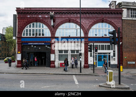 La station de métro Lambeth North Banque D'Images