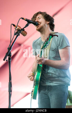 Indio, California, USA. Apr 29, 2017. KEVIN MCKEOWN de pistolet noir incendie lors de Stagecoach Music Festival à Indio, Californie Crédit : Daniel DeSlover/ZUMA/Alamy Fil Live News Banque D'Images