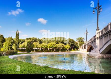 Jardins du Turia à Valence, Espagne Banque D'Images