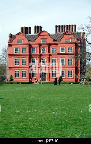 Kew Palace, le Dutch House, dans les motifs de la Royal Botanical Gardens, Kew, Surrey. Banque D'Images