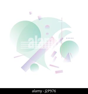 Le suprématisme abstract background Illustration de Vecteur